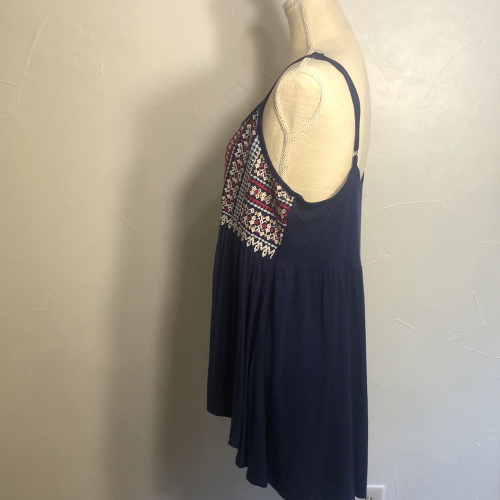 Torrid Size 0 10 Buttons Down Front Red Navy Whit… - image 4